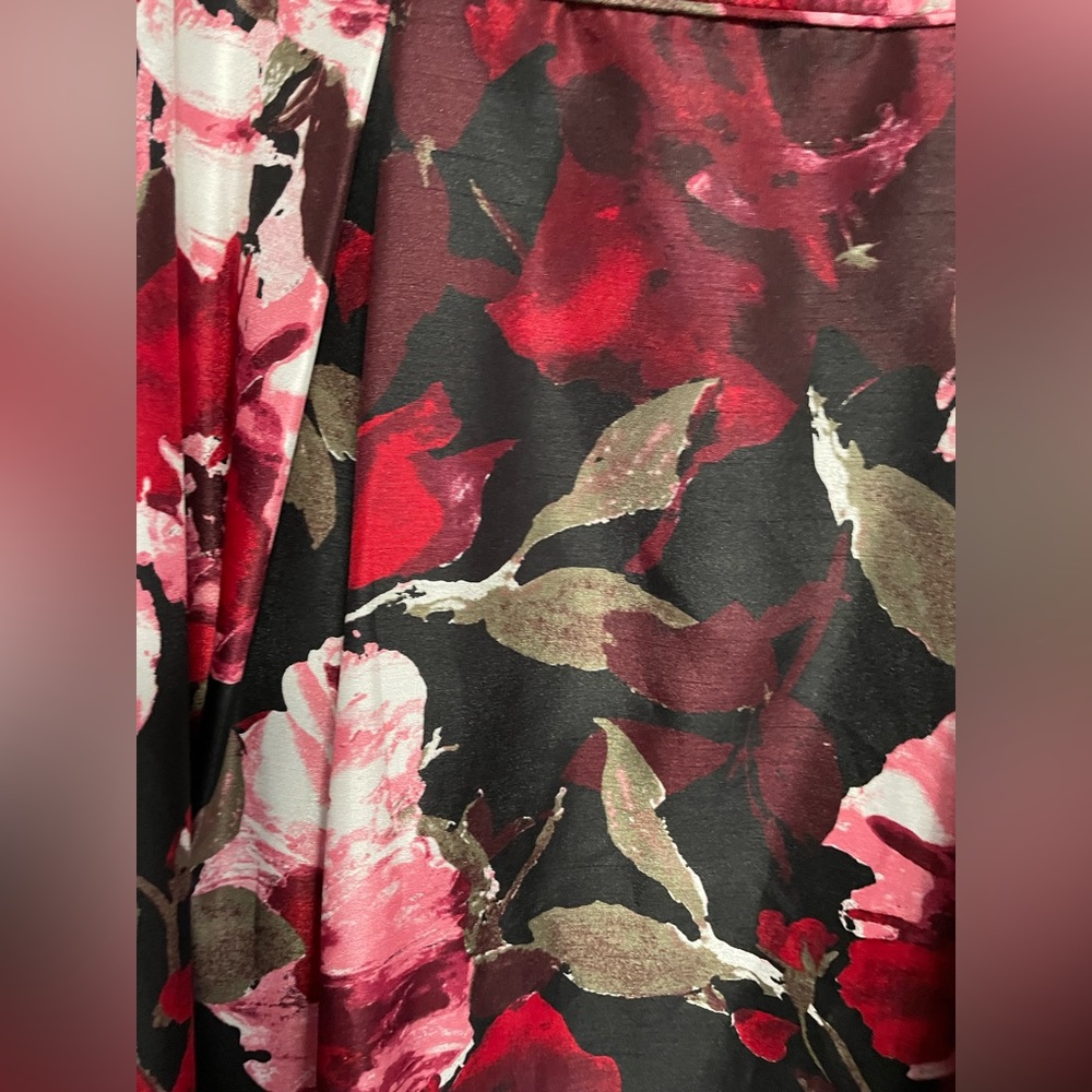 Liz Claiborne floral, sleeveless dress, size 14 - Picture 2 of 8